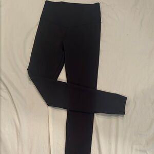 JustFab Classic Black Leggings athletic high waist compression sz XS